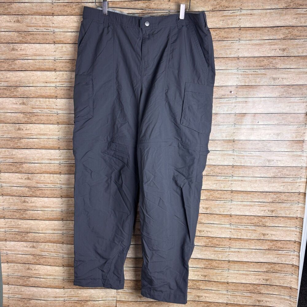 Women REI  Gray Convertible Cargo Pants Outdoor Hiking size 16